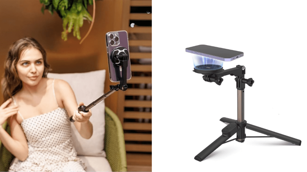 KIWIFOTOS Magnetic Selfie Stick Tripod Stand