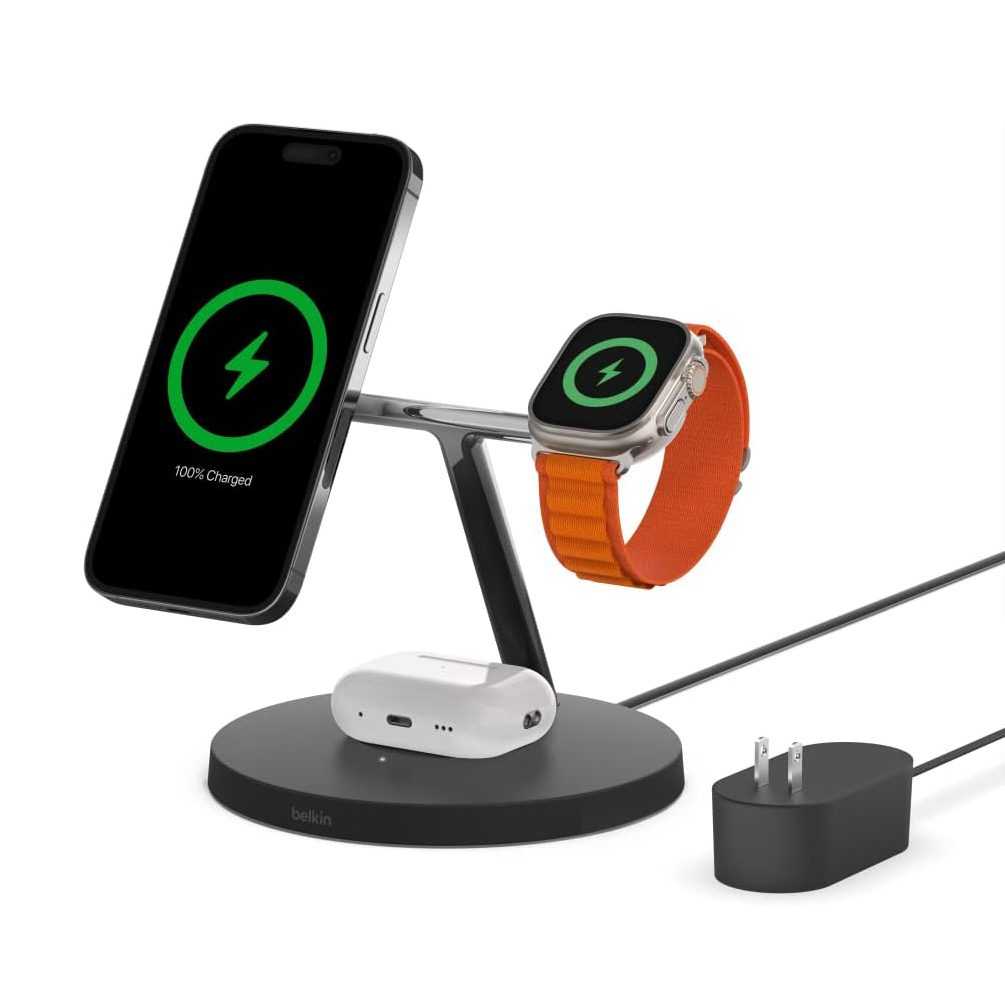 Belkin MagSafe 3 in 1 Wireless Charging Stand