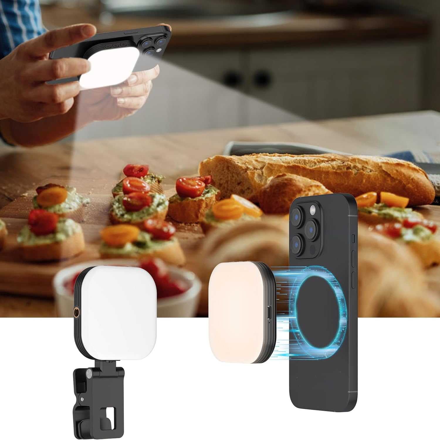 LUXSURE Magnetic Selfie Light for iPhone