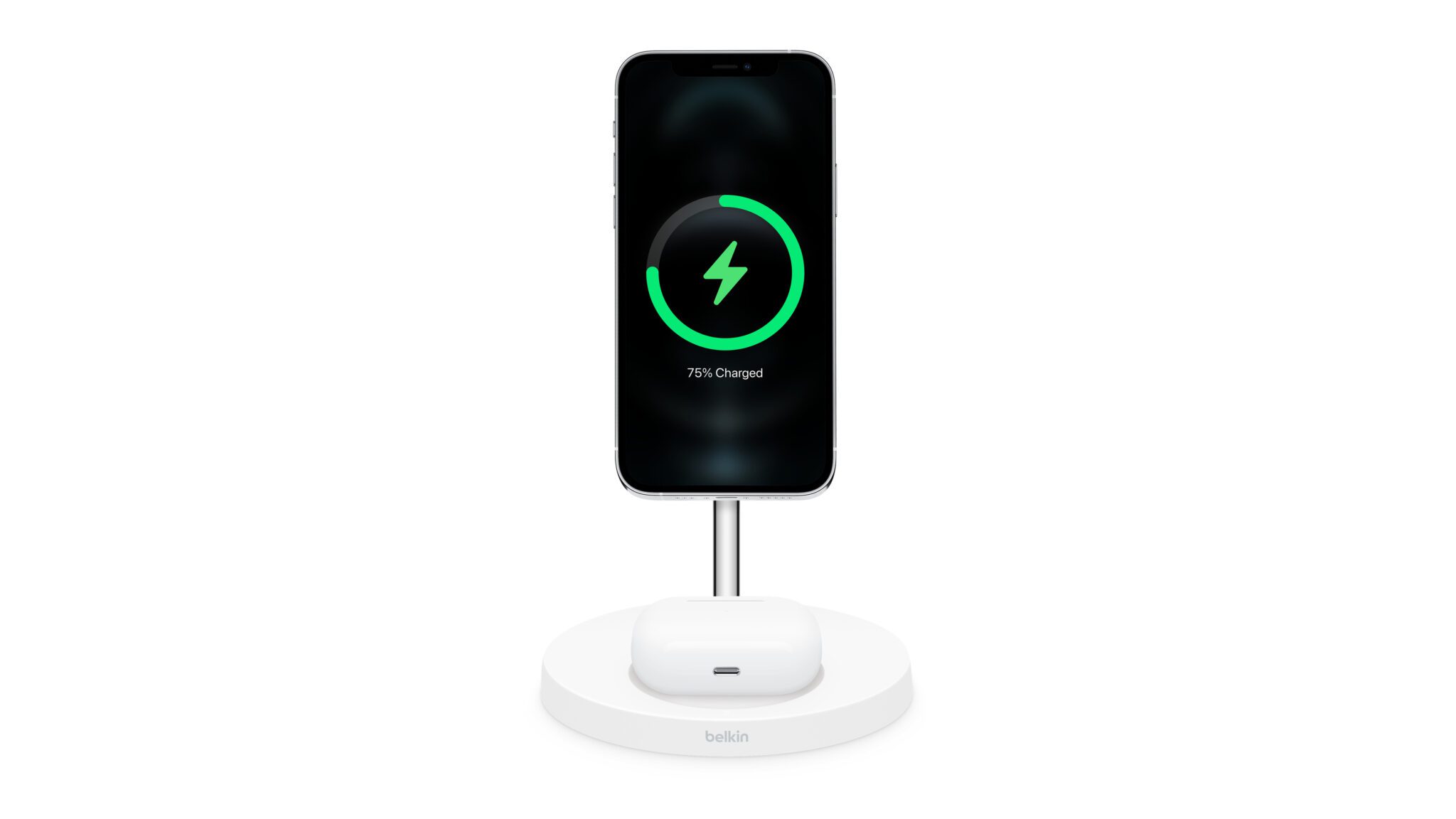 Belkin Boost Up Charge Pro 2 in 1 Wireless Charger Stand scaled