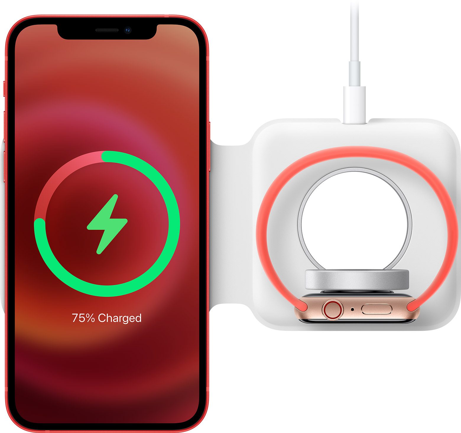 ios14 iphone12 apple watch series6 dual magsafe charger