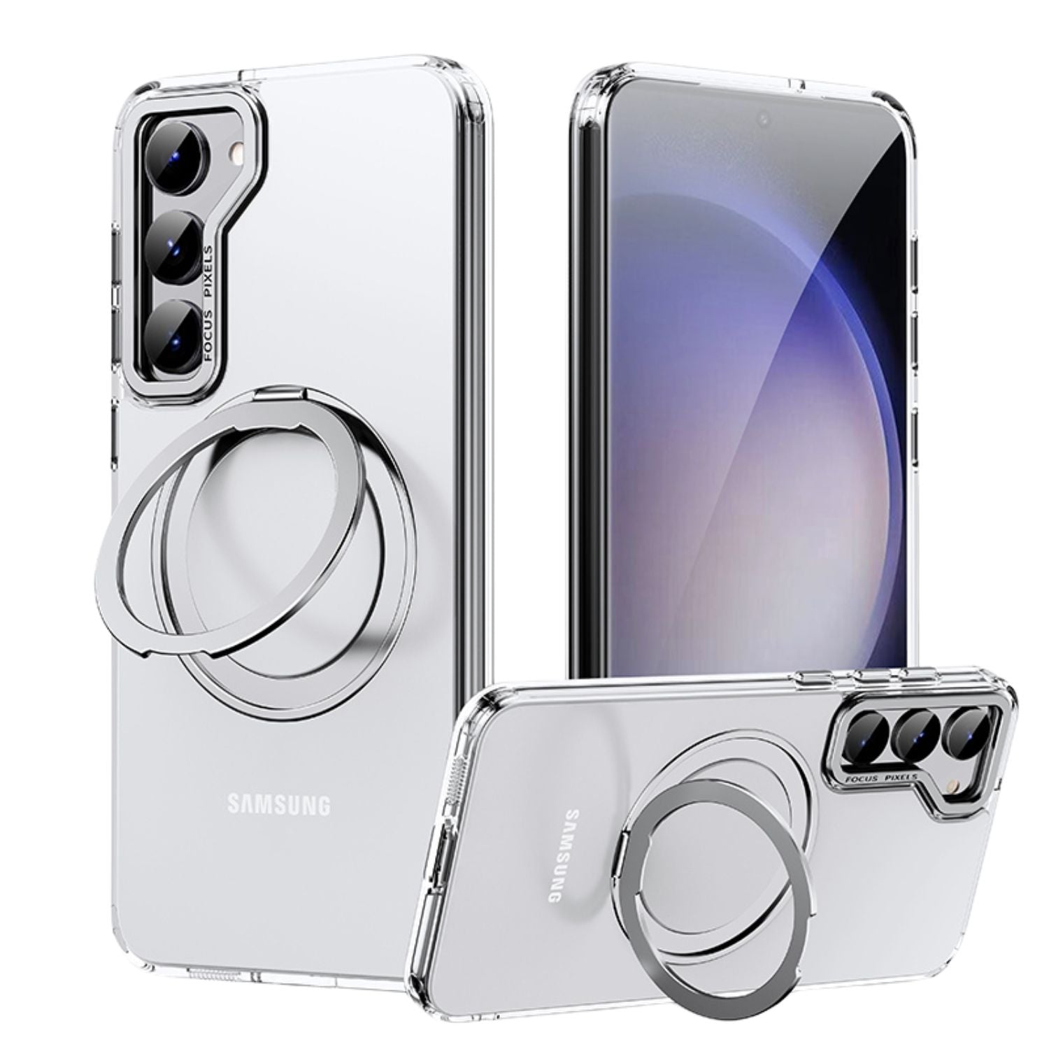 magnetic kickstand case for samsung galaxy phone 12